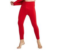 GUOCU Homme Sous-vêtements Pantalons Caleçon long Sans Couture Pantalon ultra chaud Leggings Thermiques d'hiver, grande taille rouge 5XL