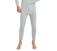 GUOCU Homme Sous-vêtements Pantalons Caleçon long Sans Couture Pantalon ultra chaud Leggings Thermiques d'hiver, grande taille LiGris 6XL