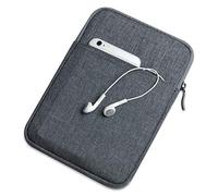 GUOCU Housse Compatible avec 9.7-11 Pouces iPad Pro, iPad Air 3 10.5 2019, Surface Go 2018, iPad 1/2/3/4, Laptop Sleeve Polyester Verticale Hydrofuge Sac，Gris Foncé,10.5"(22.5X28X1.5cm)