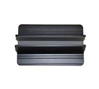 GUOCU Support Ordinateur Portable, Support Ajustable pour Macbook/Notebook, Claviers, PC, Smarthphone Dock Stand Vertical en Alliage d'Aluminium ，Noir,15X9.5X4.6cm