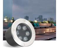 GUODDM Anneau Lumineux LED pour Fontaine, Éclairage De Paysage Au Sol, Éclairage Submersible pour Piscine 12 V, Projecteur Submersible Étanche IP68, pour Fontaine De Jardin Et Piscine(RGB,9W(12v))