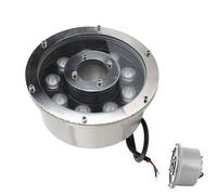 GUODDM Anneau Lumineux LED pour Fontaine - Éclairage De Piscine Submersible Basse Tension 12 V, Éclairage LED Submersible en Acier Inoxydable Étanche IP68(Purple,18W(12V))