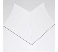 GUODDM Bandeaux Del Doubles pour Éclairage Indirect, Profilés en Aluminium pour Moulures en Plâtre, Angles De Phare, Angles Clairs Et Angles Foncés, Montage Au Plafond(Q,1m-24v)
