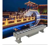 GUODDM Barre Lumineuse LED pour éclairage Mural, étanche IP65, éclairage extérieur Blanc Chaud 3000K, idéale pour terrasse, Jardin, église et aménagement paysager(White,36W(AC220V))