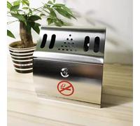 GUODDM Cendrier Mural D'extérieur en Acier Inoxydable, Verrouillable, Idéal pour Les Restaurants, Hôtels, Pubs, Clubs Et Bureaux