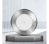 GUODDM Éclairage De Piscine sous-Marin en Acier Inoxydable, Luminaire Encastré Ultra-Fin 12V/24V, Projecteur LED Étanche pour Bassin(White,24v (9w))