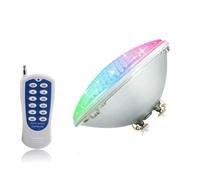 GUODDM Éclairage De Piscine Submersible - Anneau Lumineux LED pour Fontaine, Éclairage De Piscine Submersible LED 12 V, Éclairage sous-Marin Étanche, Ampoules De Piscine RGBW PAR56 Étanches IP68(18w)