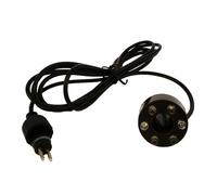 GUODDM Éclairage LED RGB 6 LED pour Fontaine (AC 12 V) - Anneau Lumineux LED avec Connexion 2 Broches - Projecteur Submersible pour Bassin, Aquarium, Piscine, Jardin Et Fontaine(RGB)