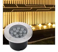 GUODDM Éclairage LED Submersible pour Étang, Éclairage De Piscine, Éclairage sous-Marin, Spot Basse Tension 24 V, Étanche IP68(Cold White,18W)