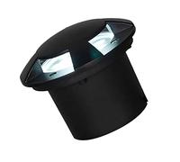 GUODDM Éclairage Paysager LED Encastrable Au Sol, Luminaire LED pour Marches Extérieures, Spots De Sol LED Encastrés AC85-265V À Émission Latérale sans Éblouissement(Warm Light,18W)
