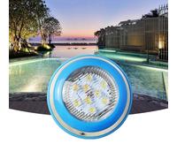 GUODDM Éclairage Subaquatique RGB - Applique Murale Subaquatique 24 V, Étanche IP68, Projecteur LED pour Piscine Enterrée, Ampoules PAR56 RGB, Spots LED pour Piscine, Idéal pour Hôtels(Warm White,9w)