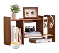 GUODDM Étagère De Bureau avec Rangement Intégré, Étagère De Rangement À Plusieurs Niveaux pour Une Gestion Efficace De l'espace À La Maison, Au Bureau Et dans Les Chambres D'étudiants(A)