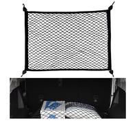 GUODDM Filet De Coffre De Voiture Double Couche, Extensible avec 4 Crochets, Filet De Rangement Universel en Nylon Élastique for Voiture(100 * 60cm)