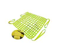 GUODDM Filet De Levage De Sécurité - Filet De Levage Élastique Plat en Polyester, Filet De Levage, Trou Carré Résistant À La Déchirure, Sangles De Manutention(1 X 1M/Mesh 10cm/Load 2t)