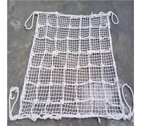 GUODDM Filet De Levage pour Charges Lourdes, Sangles De Levage, Chargement Et Déchargement De Charges Lourdes, Maille Carrée Résistante À La Déchirure, Blanc, pour Le Gréage De Chantier(2.5 * 2.5m)