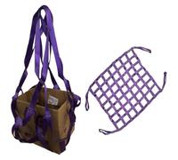 GUODDM Filet De Levage Robuste, Élingue De Levage, Sacs De Levage, Élingues De Levage, Élingues en Nylon pour Le Chargement Et Le Déchargement De Charges Lourdes(1.5 X 1.5M/Mesh 10cm/Load 2.5t)