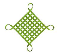 GUODDM Filet De Sécurité pour Chargement, Sangles Réglables, Filet D'arrimage pour Caisses Et Palettes, Filet De Levage en Nylon À Suspendre(1 X 1M/Mesh 10cm/Load 300KG)