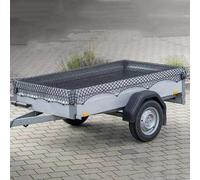 GUODDM Filets Robustes pour Bennes Et Véhicules - Filet De Rangement Extérieur pour Coffres De Voiture, Filet De Protection pour Remorques, Filet D'étanchéité pour Voitures(Black,8ft x 5ft)