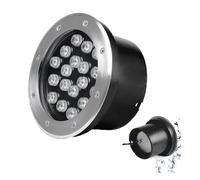 GUODDM Lampe De Fontaine RGB - Éclairage LED Submersible pour Bassins, Spots LED sous-Marins 12 V IP68 en Acier Inoxydable Étanche, Projecteur LED Encastrable pour Piscines(Green,3W)