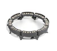 GUODDM Lampe LED Annulaire pour Arbre, Projecteur LED 12 W, Spot D'extérieur Étanche IP65 en Aluminium Moulé sous Pression, Éclairage D'extérieur Ondulé AC24 V(Green,7PCS(24V))