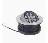 GUODDM Lampe Paysagère À LED - Projecteur Encastrable Extérieur, Angle D'éclairage Réglable De 15 À 60 Degrés, Étanche IP67, Alimentation AC 24 V, Lampe Décorative pour Jardin Et Cour(Yellow,12w)