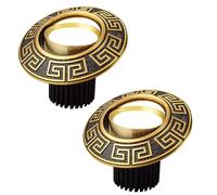 GUODDM Lot De 2 Spots LED, Spot Encastrable LED De 3 Pouces en Laiton Brossé, Éclairage À Trois Couleurs, Anti-éblouissement, Idéal pour La Cuisine, Le Salon Ou d'autres Pièces(8W)