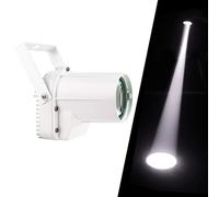 GUODDM Mini Projecteur LED - Spot Pinspot, Spot De Soirée Motorisé, Spot De Scène Blanc 3 W pour Boule À Facettes, Éclairage De Scène pour KTV Et Bars(Blue,B)