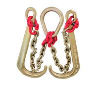 GUODDM Obstacles Voiture Chaîne De Remorquage pour Véhicule D'obstacle 4T/5T, Crochet De Remorque avec 2 Crochets De Camion À Benne Preneuse(B,5T)