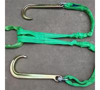 GUODDM Obstacles Voiture Chaîne De Remorquage Robuste, Bride De Chaîne De Remorquage avec Crochets en J De, Chaîne De Remorquage À Crochet en J À Tige Longue De 42 Pouces(4T)