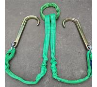 GUODDM Obstacles Voiture Chaîne De Remorquage Robuste, Chaîne De Remorquage À Crochet en J À Tige Longue De 42 Pouces, Bride De Chaîne De Remorquage avec Crochets en J De(4T)