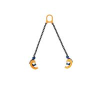 GUODDM Obstacles Voiture Pinces pour Baril D'huile - 2 Ou 4 Chaînes, Matériau en Acier Au Manganèse G80, Chaîne De Remorquage De Transport 1T Ou 2T pour Voiture De Dépannage(1t)