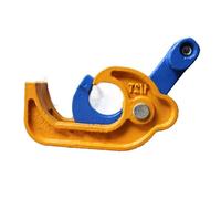 GUODDM Obstacles Voiture Pinces pour Baril D'huile - 2 Ou 4 Chaînes, Matériau en Acier Au Manganèse G80, Chaîne De Remorquage De Transport 1T Ou 2T pour Voiture De Dépannage(Single Hook)