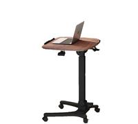 GUODDM Petite Table Roulante, Bureau Réglable en Hauteur, Bureau D'ordinateur Pliable Et Mobile, Table Roulante pour Ordinateur Portable pour Salle De t Maison (fenêtres)(A)