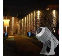 GUODDM Projecteur LED 10 W À Faisceau Étroit, Éclairage Longue Portée Étanche IP65, Projecteur LED Orientable Et Inclinable(Green,10W(12V))