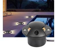 GUODDM Projecteur LED À Faisceau Enterré - Éclairage Souterrain LED, AC85-265V, Éclairage Extérieur sur 2 Côtés, Étanche IP66, pour Arbres, Allées Et Aménagements Paysagers(Blue,18w)