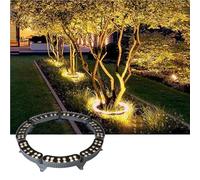 GUODDM Projecteur LED pour Arbre, Étanche IP65, Éclairage Paysager Extérieur RGB, Projecteur D'éclairage Paysager LED Coloré pour Arbre(Yellow,4PCS(48W))