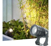 GUODDM Projecteur LED Rotatif, Éclairage Paysager LED Étanche IP67, Éclairage Mural À Distance, pour L'éclairage Extérieur des Bâtiments(White,5W(DC24V))