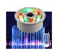 GUODDM Projecteur LED Subaquatique Étanche - Projecteur LED RGB À Changement De Couleur, Éclairage De Fontaine LED Subaquatique IP68 Étanche 12/24 V avec Contrôleur(Yellow,9W(24V))