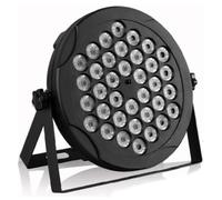 GUODDM Projecteurs LED De Scène, Projecteurs par RVB avec 7 Modes D'éclairage, Activation Sonore Et Contrôleur pour DJ, Idéaux pour Les Fêtes, Concerts, Mariages, Clubs Et Karaokés(36led)