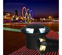 GUODDM Projecteurs LED Encastrés pour Jardin Et Cour - Spots LED, Éclairage Extérieur Enterré, Éclairage Souterrain LED Intégré AC85-265V, Étanche IP67(Yellow,7w)