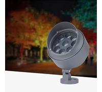 GUODDM Projecteurs LED Extérieurs pour Aménagement Paysager, Éclairage Mural Et d'arbre Rotatif 24/220 V, Lampe À Faisceau LED Étanche IP65(Red,18w(220v))