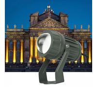 GUODDM Projecteurs LED - Projecteur À Faisceau Étroit, Spot LED D'extérieur 10 W, Applique Murale D'extérieur Étanche IP65, Éclairage Paysager, Angle De Faisceau Réglable(White,10W(12V))