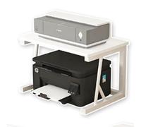 GUODDM Rangement Bureau Classeur Horizontal En Bois - Support De Bureau À 2 Niveaux, Organisateur De Rangement Pour Imprimantes Laser Et Scanners(A)