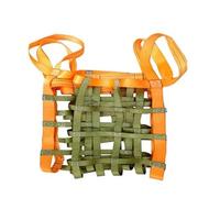 GUODDM Sac De Sangles De Levage De Sécurité, Filet De Sécurisation De Chargement en Sangle, pour Le Déplacement, Le Remorquage Et Le Levage D'équipements De Travail(3 X 3/Mesh 15cm/Load 2t)