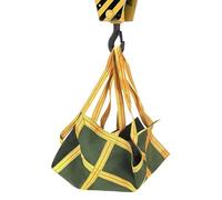 GUODDM Sac De Transport en Toile Souple, Filet De Chargement pour Palettes De Grue, Charge De 1,5 À 2 Tonnes, Sac De Transport Robuste Et Résistant Aux Déchirures(100X100CM)