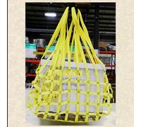 GUODDM Sangles De Filet De Chargement Réglables - Filet De Fixation De Cargaison en Sangle, Filet D'arrimage pour Boîtes Et Palettes(1 X 1M/Mesh 10cm/Load 300KG)