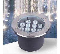 GUODDM Spot Encastrable Exterieur - 110-230V Lampe Jardin Enterré, Lumière LED Submersible, IP68 Étanche Spot Exterieur Encastrable Sol, Spot LED Encastrable Exterieur Acier Inoxydable(Purple,6W)