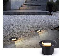 GUODDM Spot Encastrable LED Exterieur - Lampe Jardin Enterré, Lumières De Paysage De Chemin Extérieur 5W, Lumière De Marche Latérale Étanche IP67, pour Jardins, Allées, Terrasses(Yellow Light,24V)