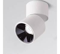 GUODDM Spot Encastré Del pour Plafond, Étanche IP65, Projecteur Pliable À Montage en Surface pour Extérieur/Balcon/façade De Magasin/auvent D'hôtel/terrasse(A-White,(111-240V) 12W)