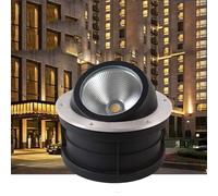 GUODDM Spot LED Extérieur Encastrable, Éclairage Paysager Orientable, Étanche IP67, pour Éclairer Palmiers Et Murs en Pierre(Warm White,30W AC85-265V)